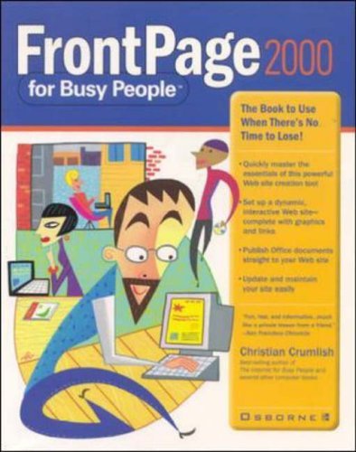Frontpage 2000 for busy people - frontpage,